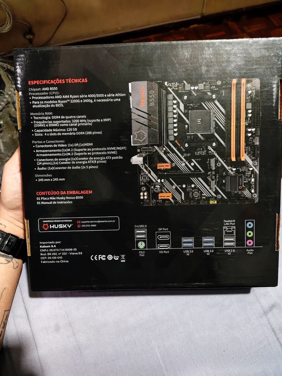 Placa mãe B550m - Foto 4