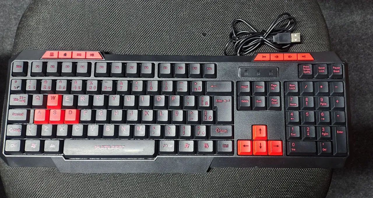 TECLADO MULTIFUNCIONAL COM FIO - Foto 2