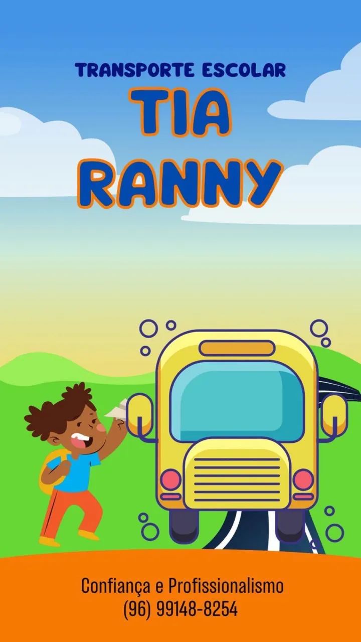 Transporte escolar em Santana!