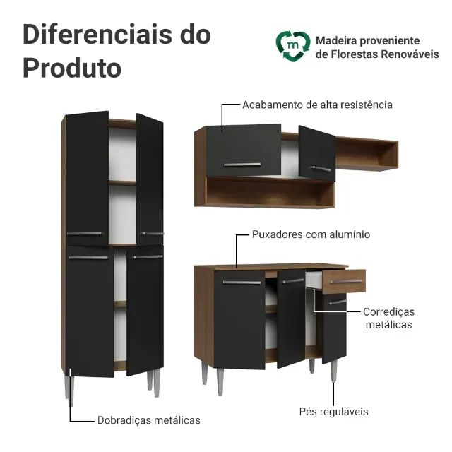 COZINHA COMPACTA MADESA - Foto 3