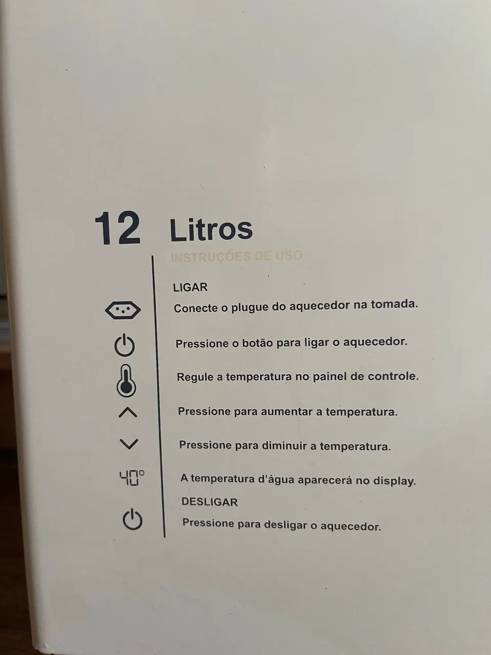 Aquecedor a gás 