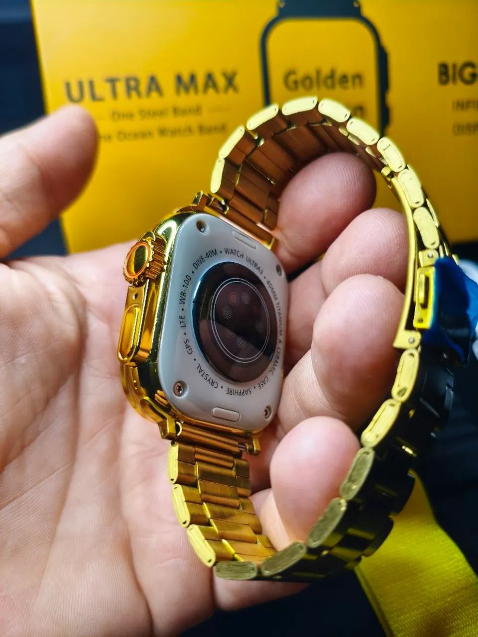 Smartwatch Ultra Gold 49mm - Foto 2