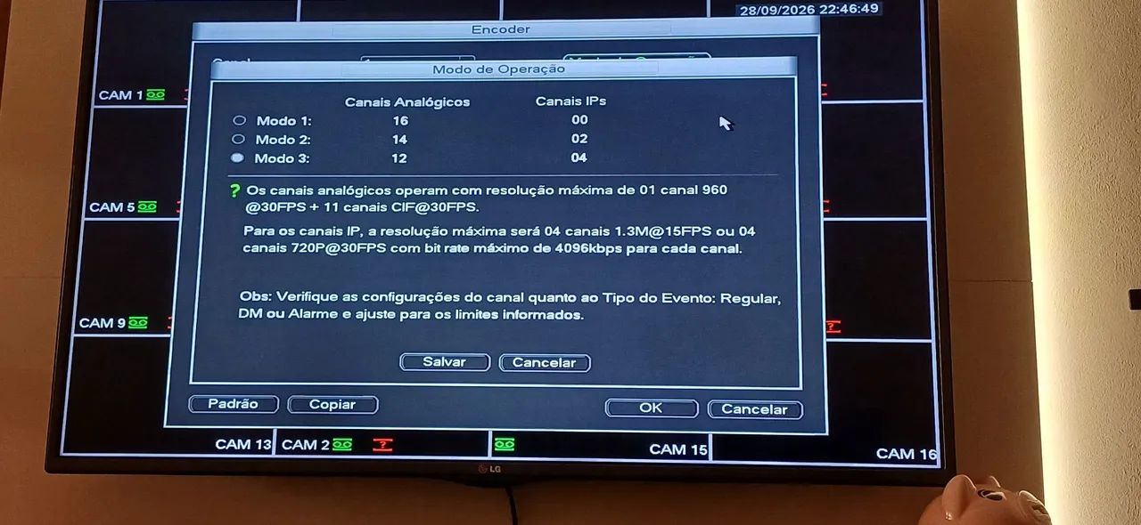 Dvr VD3116 16 Canais Intelbras com Hd 1TB - Foto 4