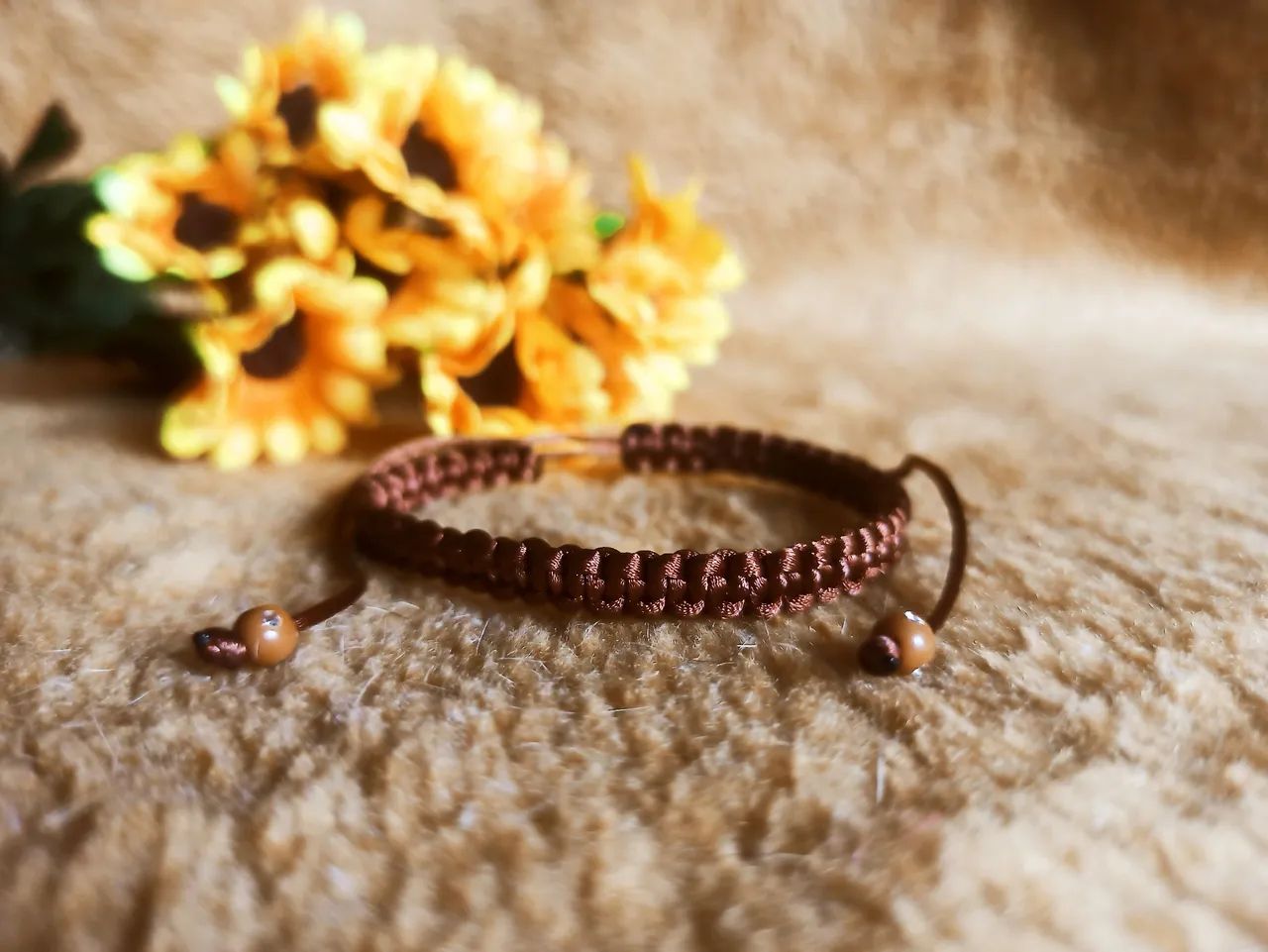Pulseira macrame simples - Foto 4