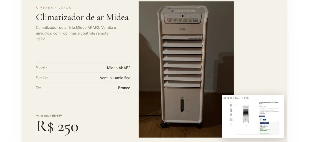 Climatizador de ar Midea - Foto 2