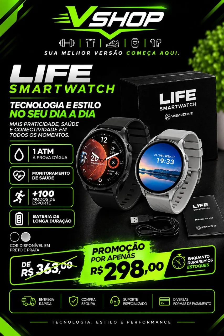 Smartwatch Life Wearzone 
