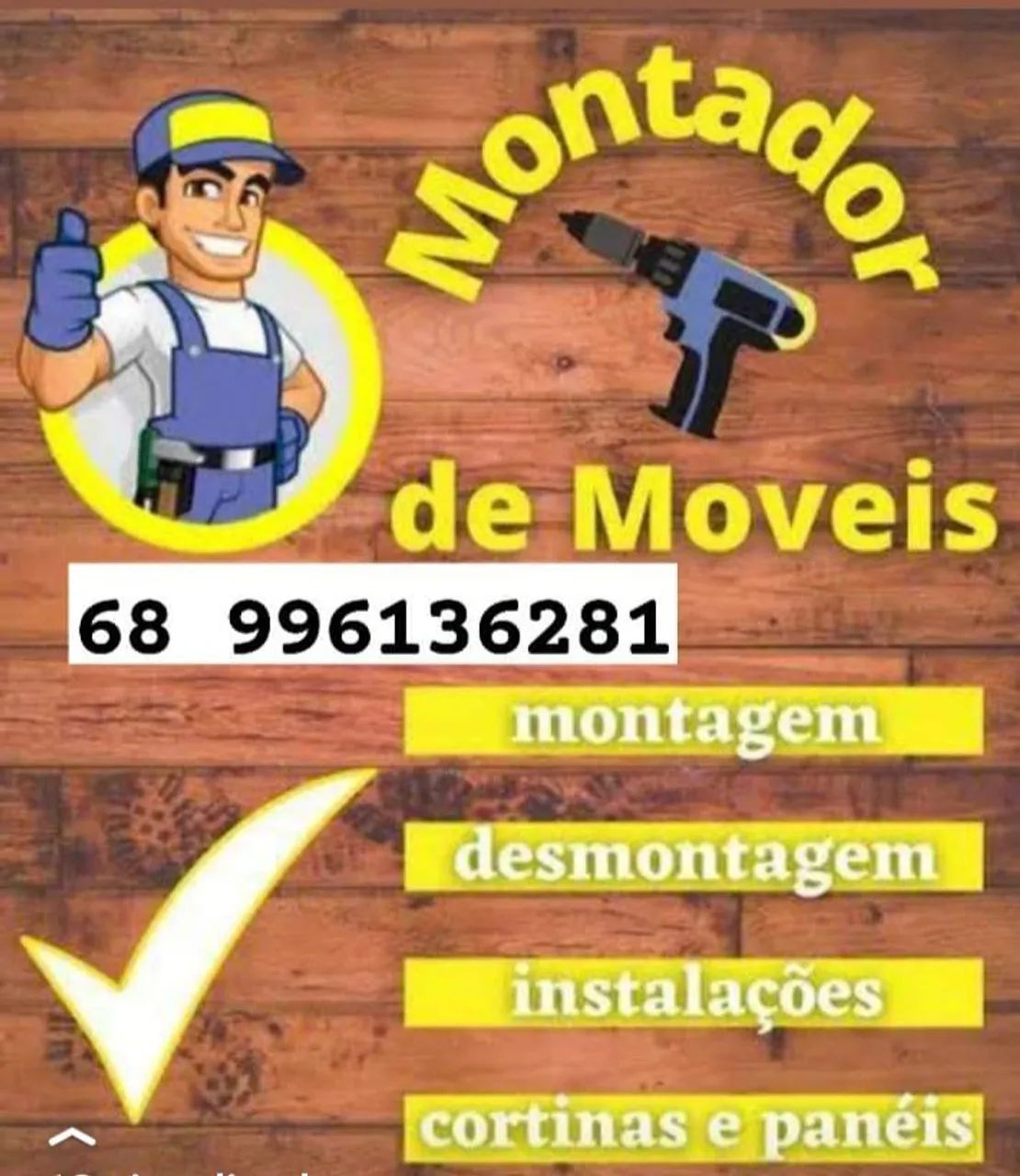 Montagem de móveis profissional 