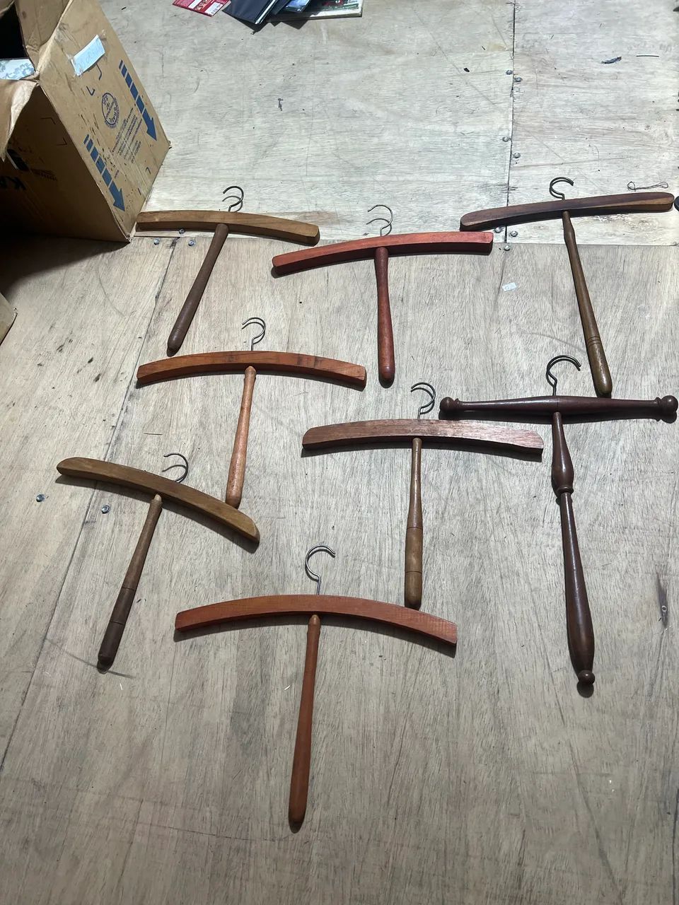8 Cabides martelo antigos retrô cruz - Foto 5