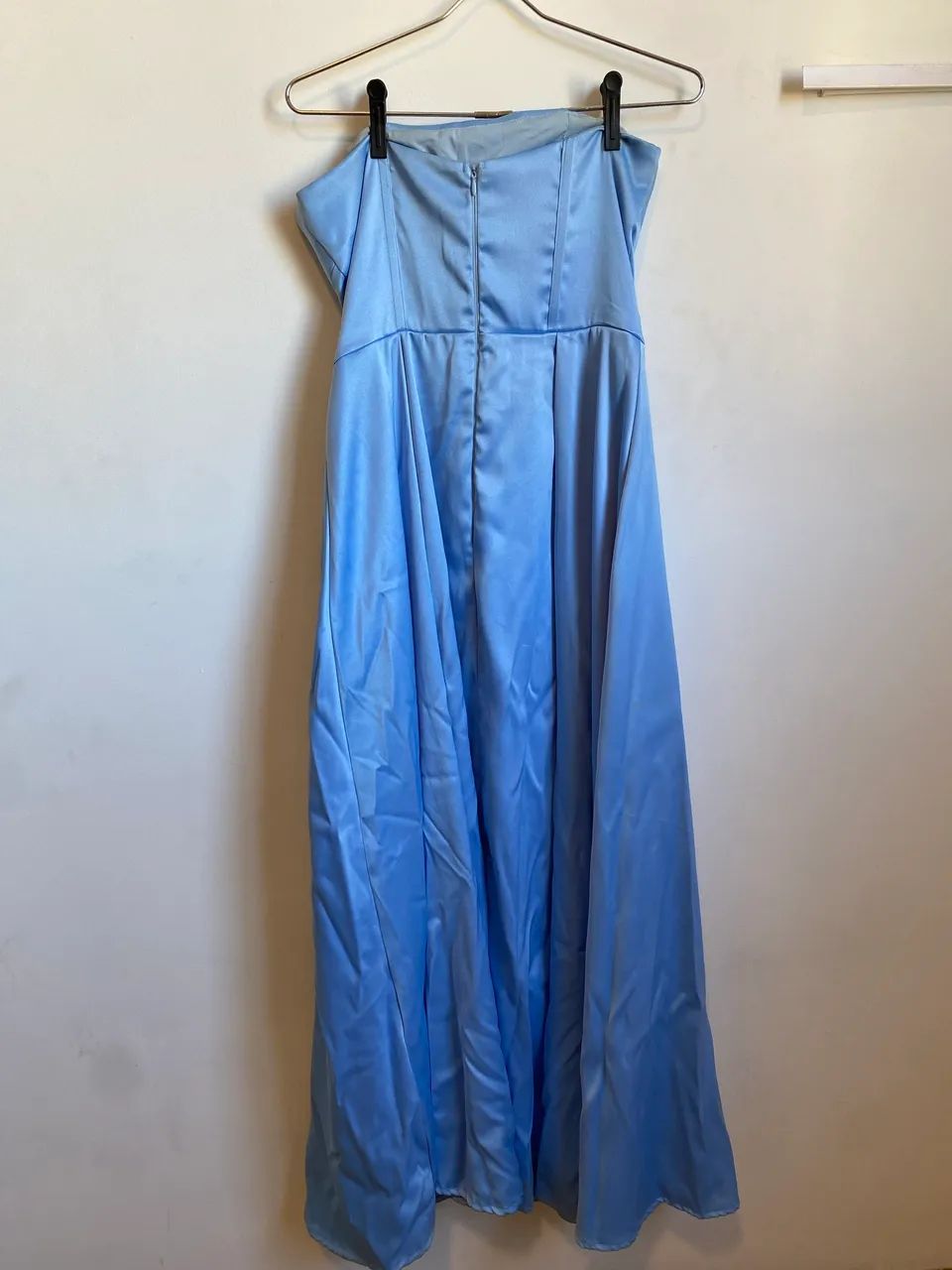 Vestido Elegante longo azul serenity com bojo  - Foto 4