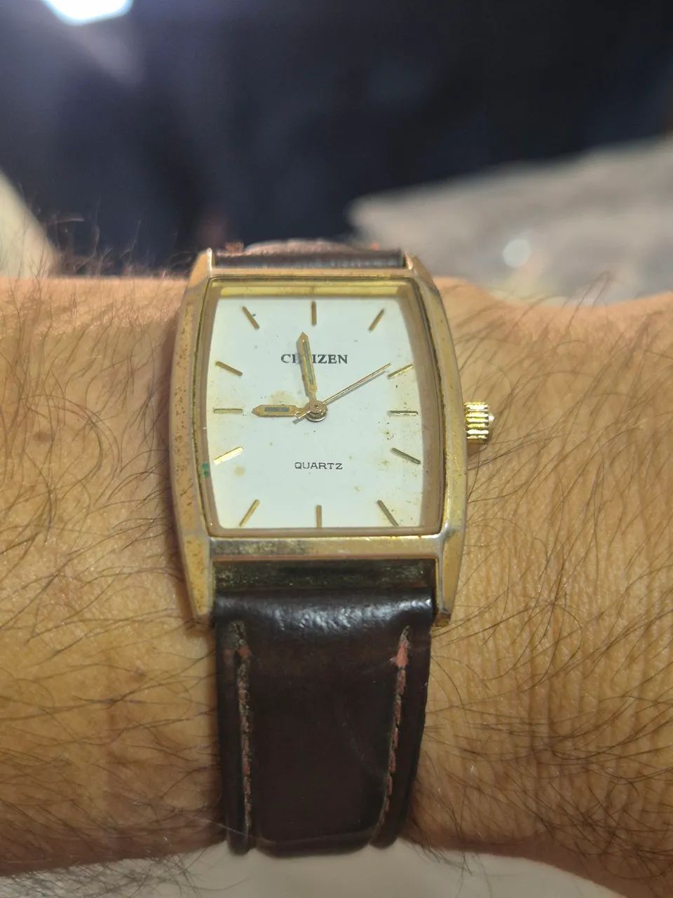 Relógio CETIZEN TANK À QUARTZ  -  FUNCIONANDO PERFEITAMENTE - Foto 4