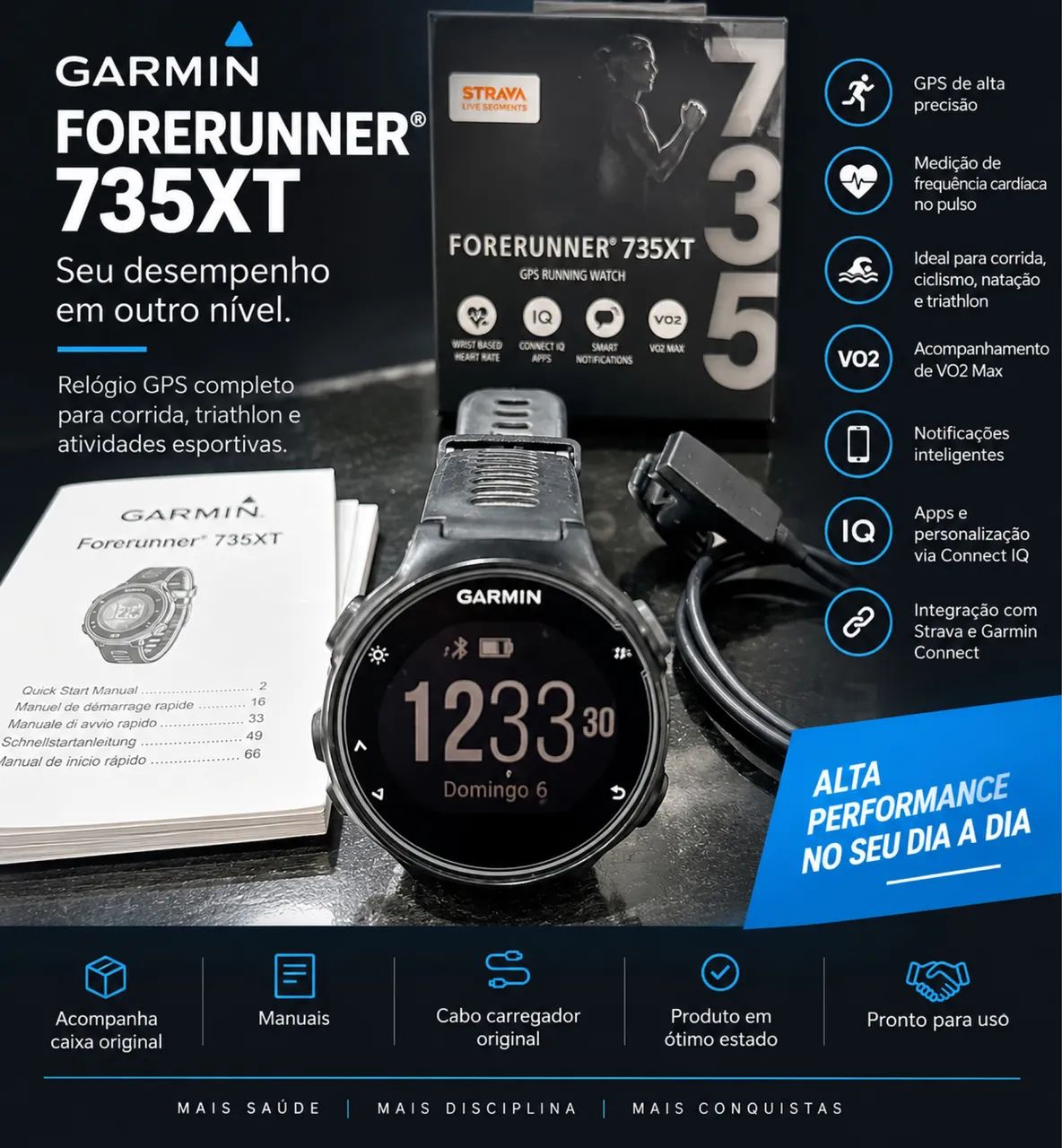 GARMIN FORERUNNER 735XT