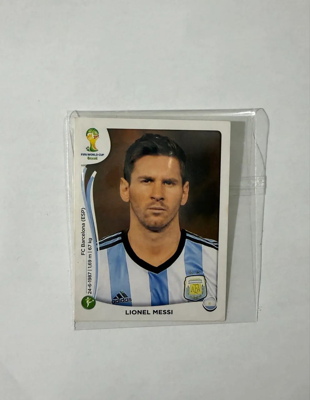 Figurinha Copa do mundo 2014 Messi 