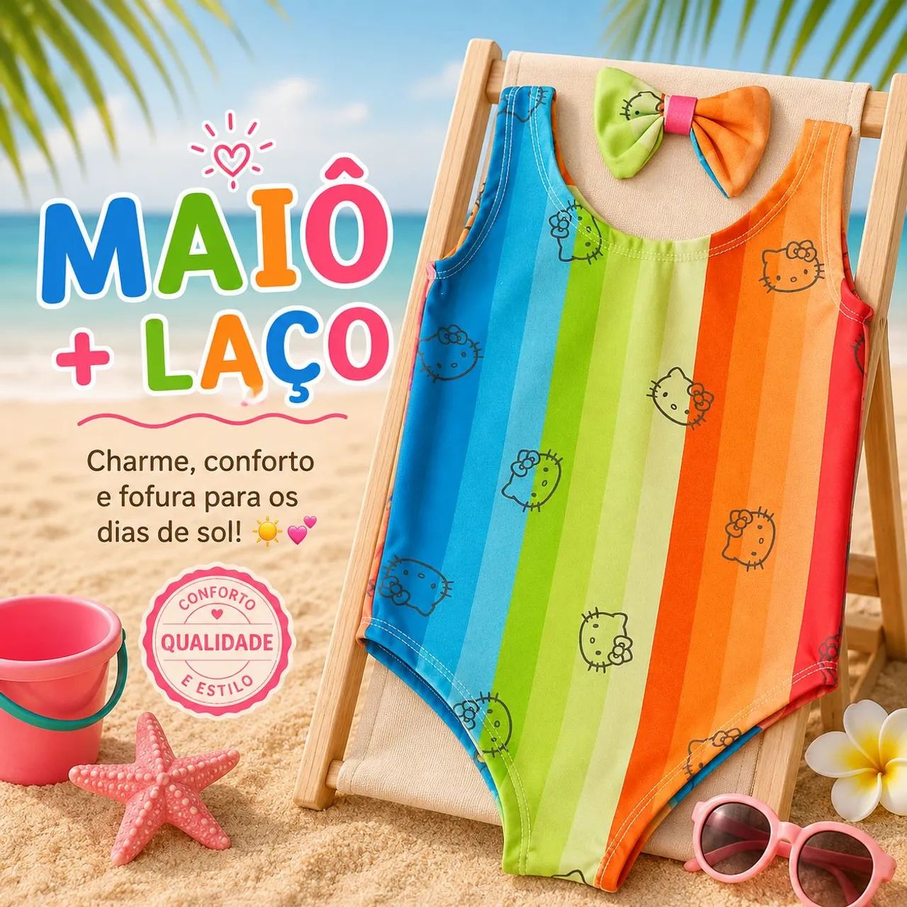 Maiô Bory Infantil  - Foto 4