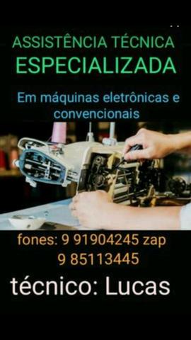 Manutenção de máquina de costura