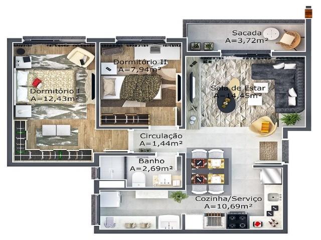 Apartamento residencial à venda, canudos, novo hamburgo - ap0070. - Foto 12