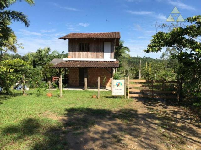 Sítio com 1 dormitório à venda, 35000 m² por r$ 950.000,00 - são cristóvão - barra velha/s