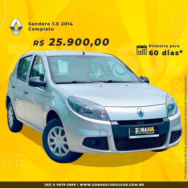 Sandero 1.0 2014 / Completo (Sem detalhe)