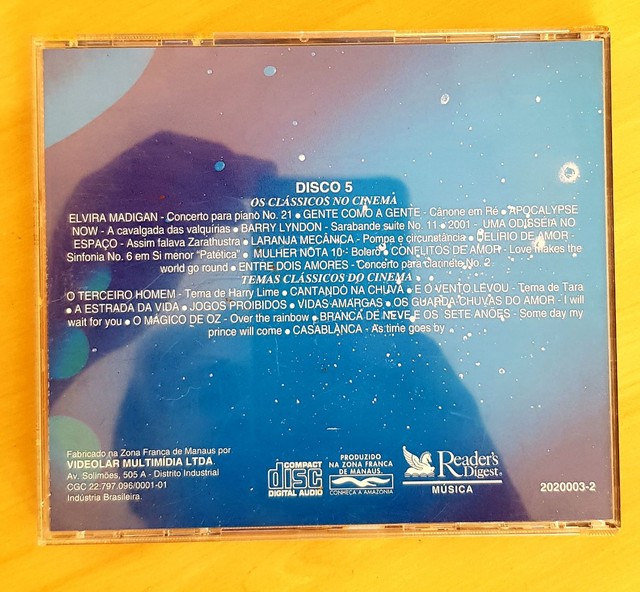 5 CDs O Cinema Através da Música - Reader's Digest - Foto 4