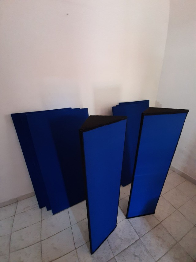 Painel Acústico - Bass Trap e difusores acústica - Combinação Para seu Tratamento Acústico