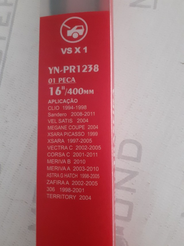 Palheta traseira.  Modelos especifico dos carros, na embalagem. Nova. Colocada.  - Foto 2