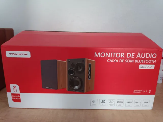 Caixa Bob Residencial Vertical 6 Ativa 100w Bt/usb/sd/aux/fm