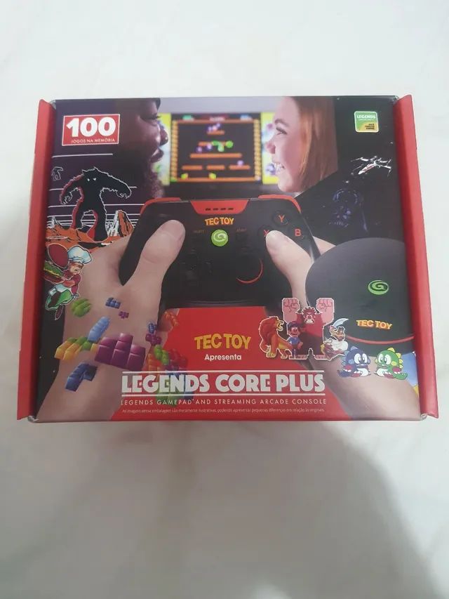 Console TecToy Legends Core com Controle e 100 jogos na memória. 