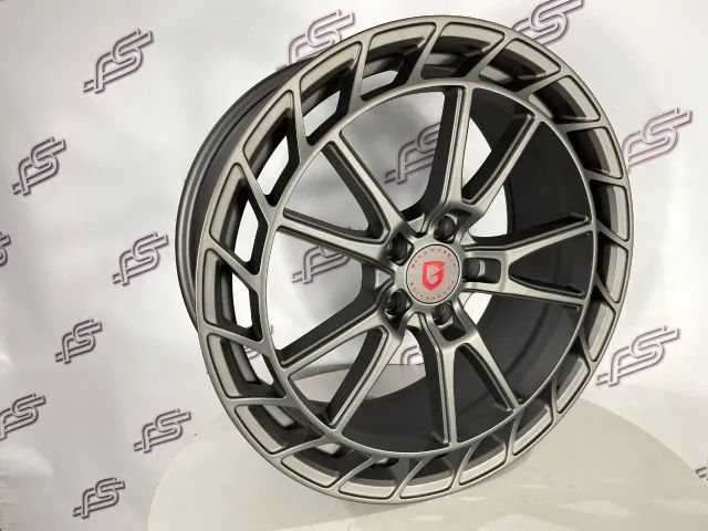  Rodas Gisa Wheels YA5641 KM/5 Grafite Semi-Brilho 5x112 - 20x8,5 - Foto 3