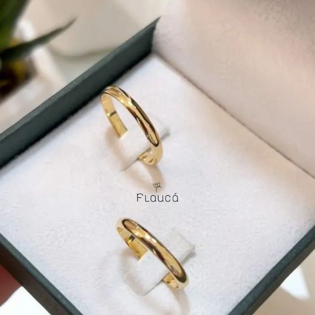 Alianças Casamento Ouro 18k  - Foto 2