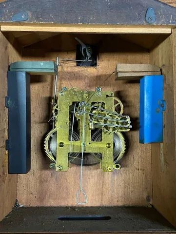 raro cuco reguladora à corda, medidas 60 x 48cm - Foto 2