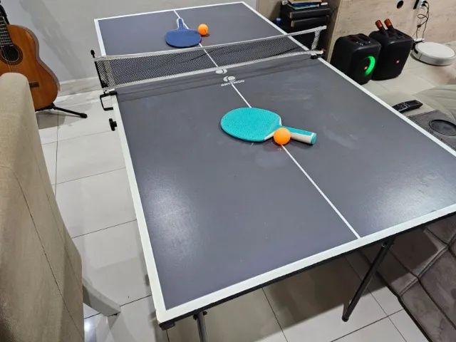 Mini Mesa de Tênis de Mesa (Ping Pong) Artengo com Rede