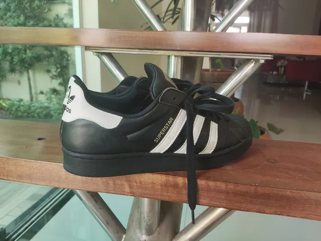 Tênis Adidas Original Super Star Preto e Branco Usado Poucas Vezes, Tênis  Feminino Adidas Usado 91668616