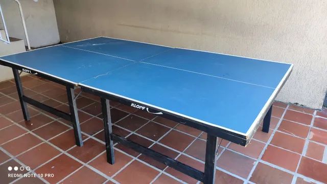 Mesa De Tênis De Mesa, Ping Pong, Com Rodízio, MDP 15mm, Acompanha