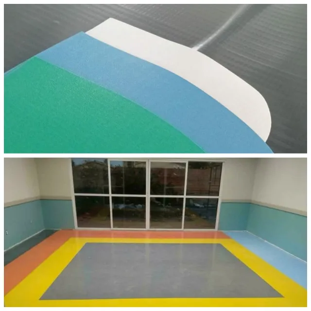 Piso Dupla Face PVC (Laminado) 1,5 mm Cores Diversas. Rolo com 28 m²
