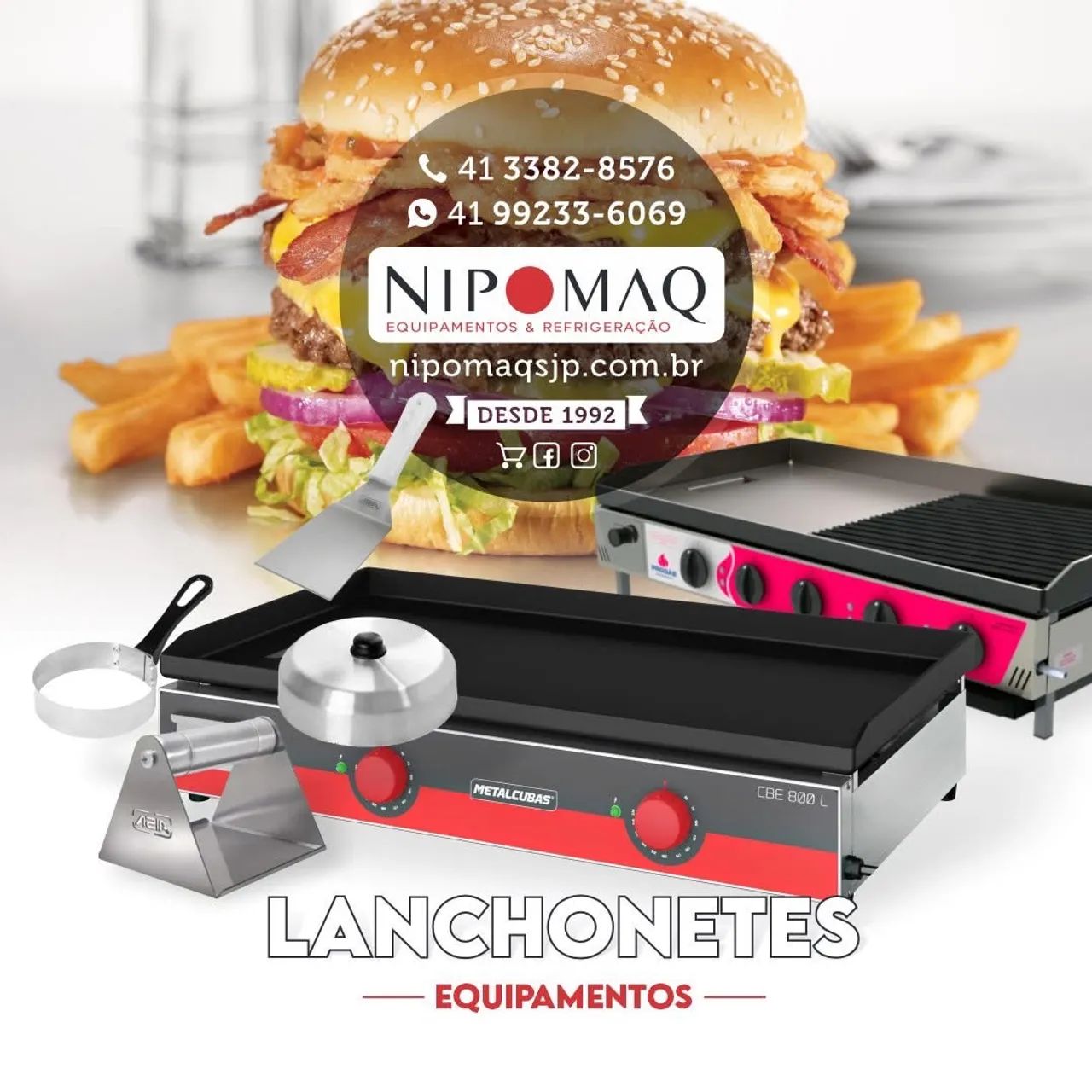 CHAPA BIFETEIRA GÁS LIGHT CBG-800L - METALCUBAS  - Foto 6