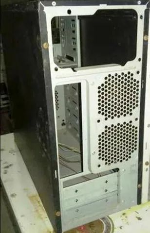 Gabinete preto atx 2 baias vazio r$:30.00 - Foto 3