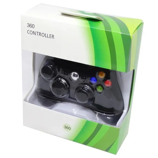 Controle Joystick Xbox 360 com Fio Fixo Compatível Xcloud - Loja Física - Leia a Postagem