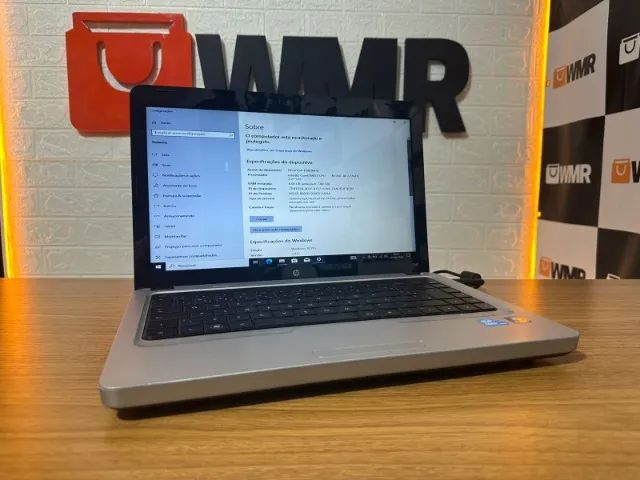 Notebook Barato HP i3 8gb de Ram SSD de 480gb (Com Nota Fiscal) Em 12x - Foto 2