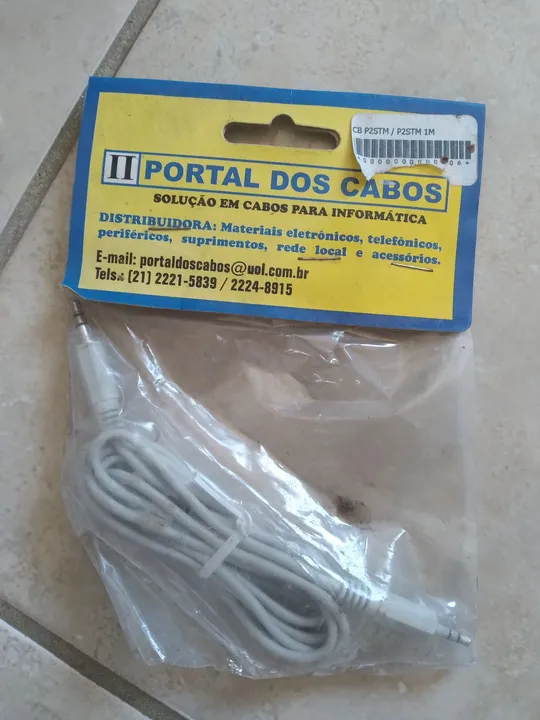 Cabo P2STM/P2STM 1 metro - Novo