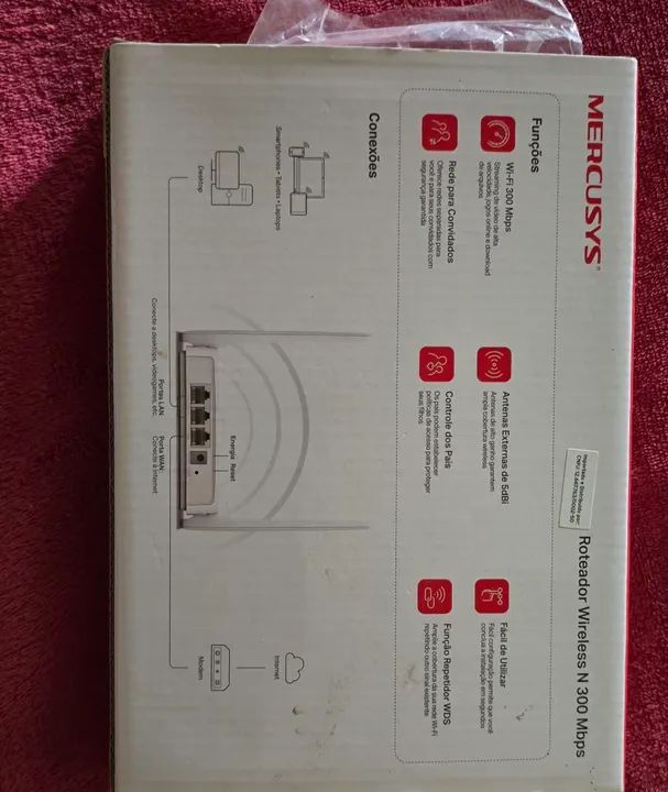 Roteador Wireless N 300 Mbps Mercusys