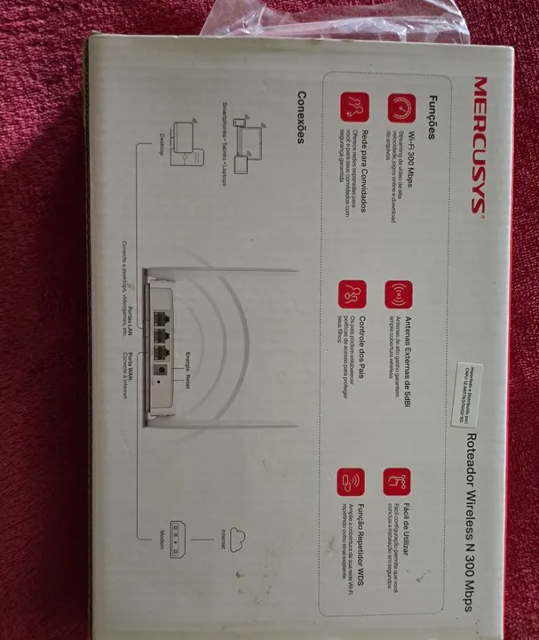 Roteador Wireless N 300 Mbps Mercusys