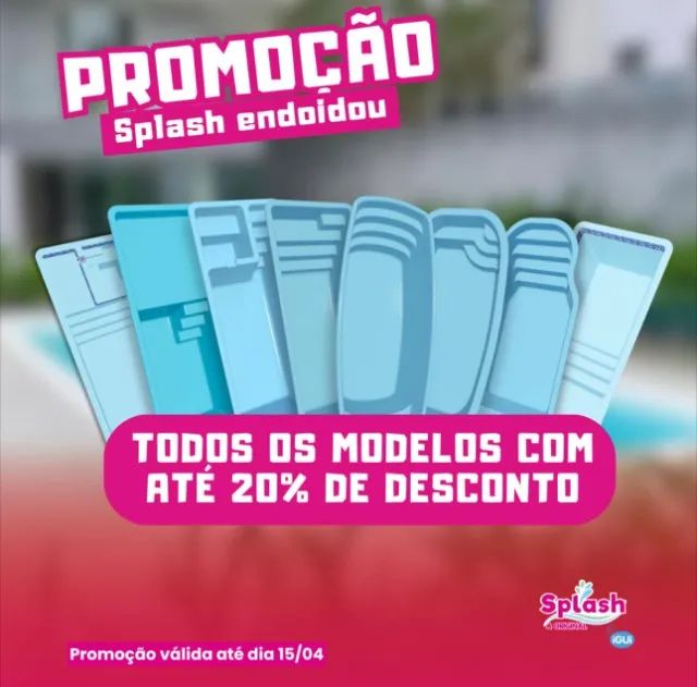 Super Promoção Piscinas com até 20% de Desconto