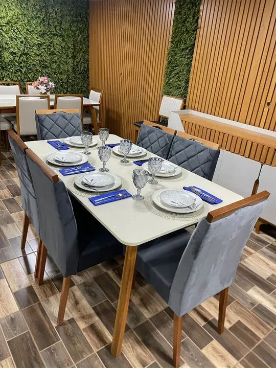 Mesa de jantar retrô 160x90