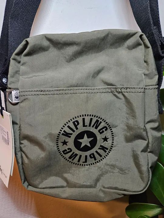Bolsa Crossbody Kipling LITE Original Verde Militar