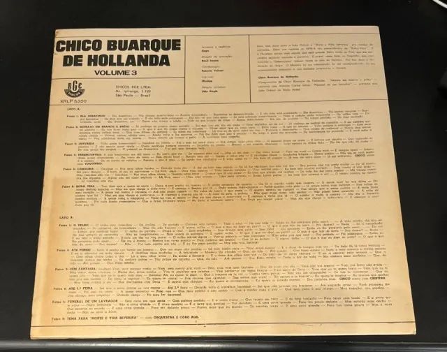 Lp Chico Buarque de Hollanda - Volume 3 - Foto 2