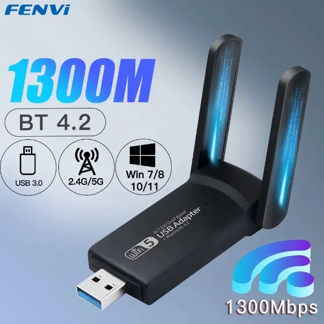 Adaptador Wi-Fi 1300Mbps64396504956931120