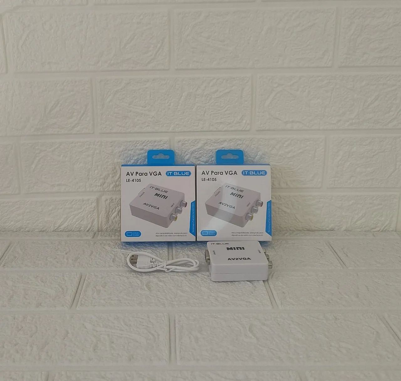 Conversor AV para VGA Mini LE-4105 IT-Blue - Foto 3
