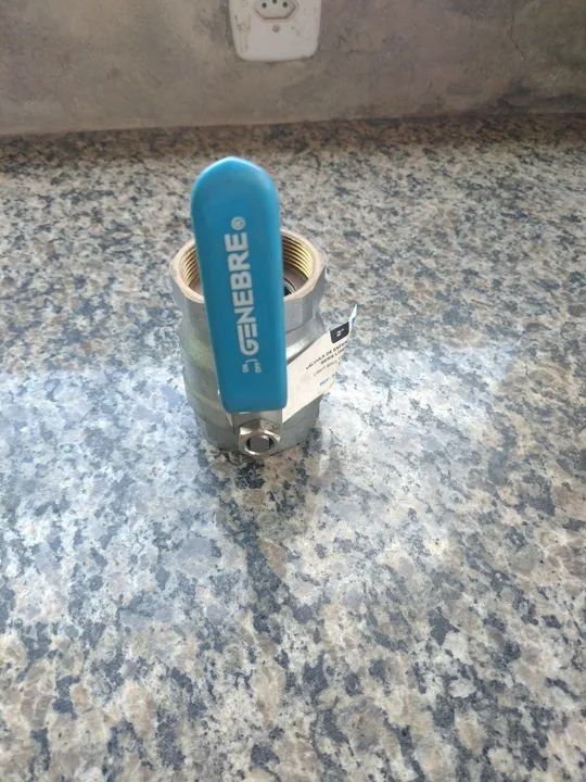 Registro de válvula esfera 2 polegadas pn-25 latão genebre 