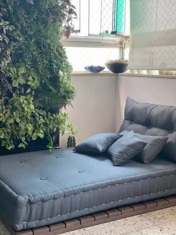 Futon turco com bordas, sob medida . - Foto 5