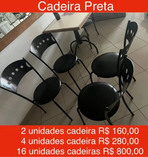 Cadeira preta