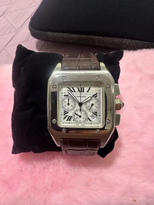 Relógio Cartier Santos ( Leia descrição )